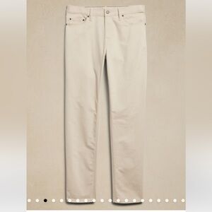 NWT Banana Republic Slim Travel Pant, color ‘stone twill,’ 34x32